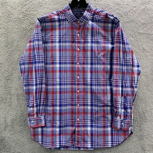 POLO RALPH LAUREN Shirt Mens Size 2XLT Button Up Plaid Blue